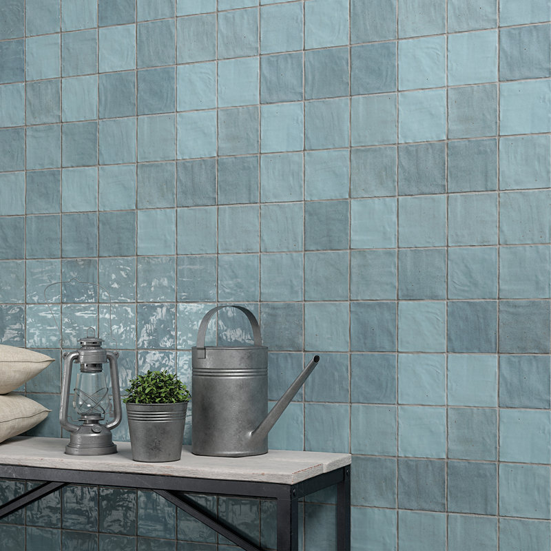 Ivy Hill Tile Kingston 4" x 4" Straight Edge Ceramic Tile Perigold